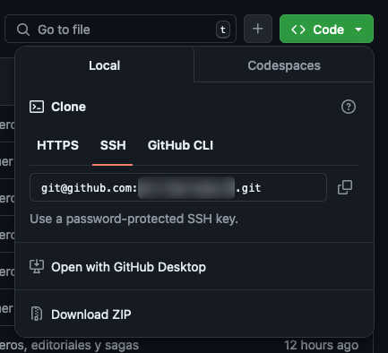 GitHub - Clonar proyecto